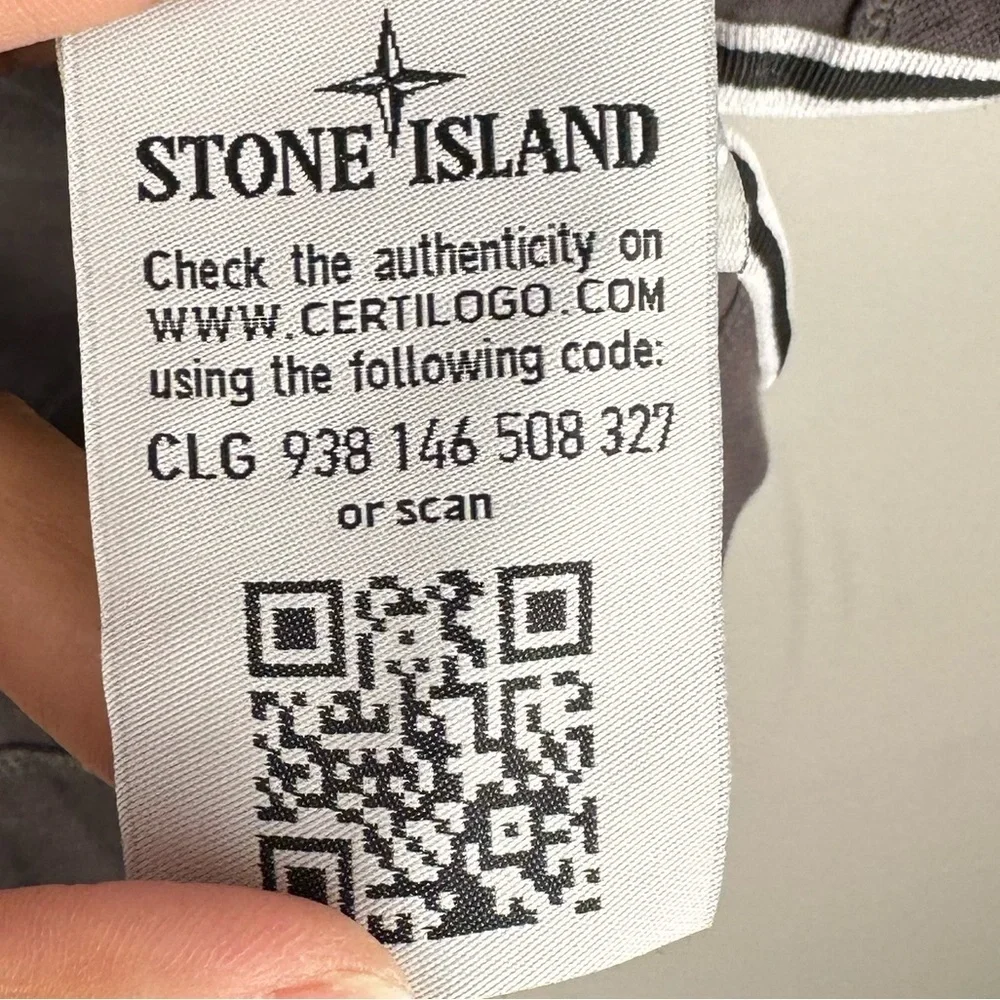 Stone Island Slim Fit Contrast Tipped Stretch Cotton Piqué Polo Shirt Men’s Sz M - Picture 9 of 14